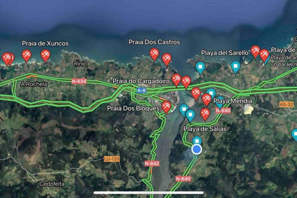 Apartamento Turistico Con Precioso Jardin - Los Gayoles Rural Castropol Eksteriør bilde